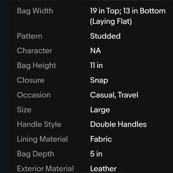 RESERVED For Amanda DO NOT BUY Frye Distressed Brown Studded Shoulder Bag - Picture 8 of 8